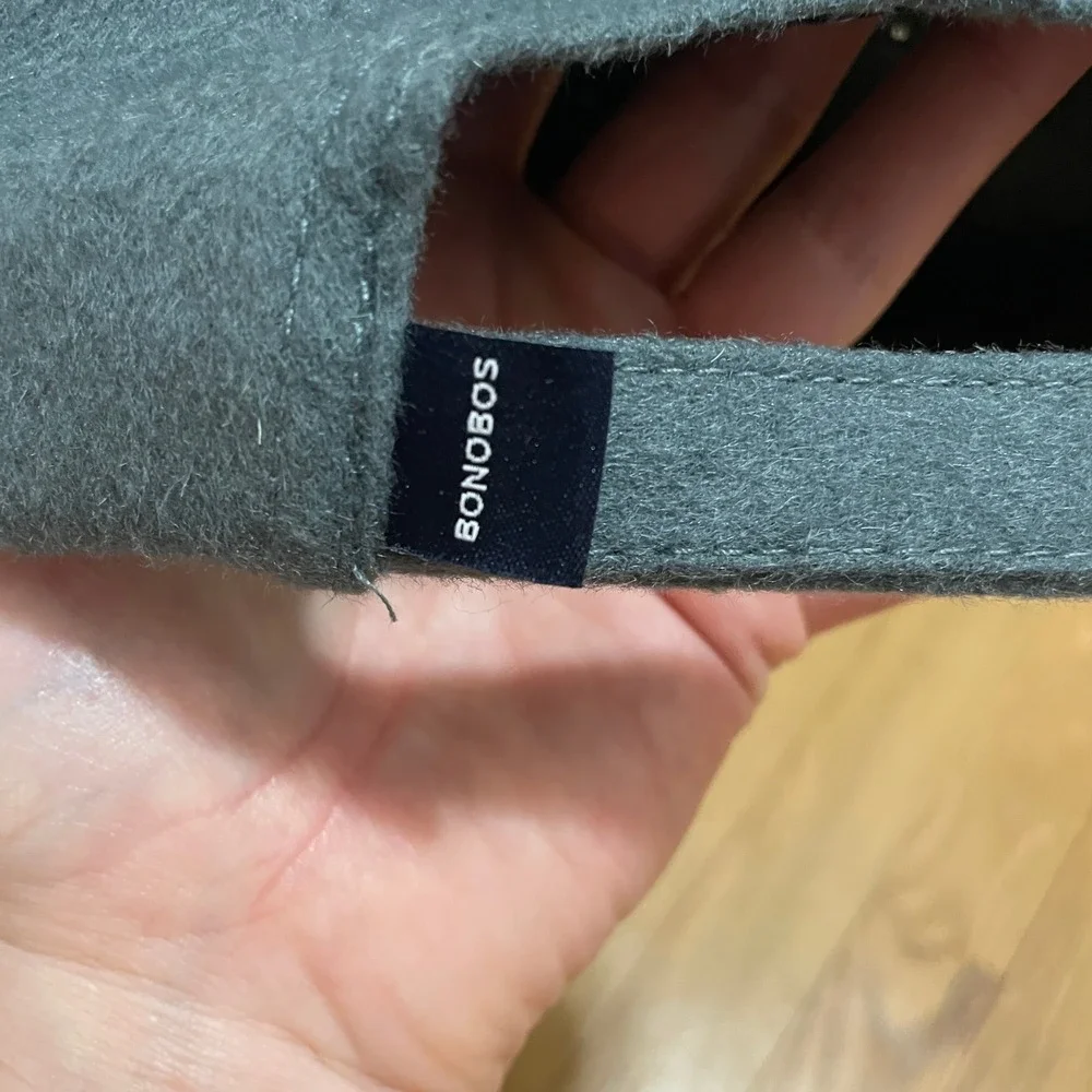 Bonobos x Toys R Us Mens Blue Grey Wool Geoffery Giraffe Baseball Cap Hat OS
